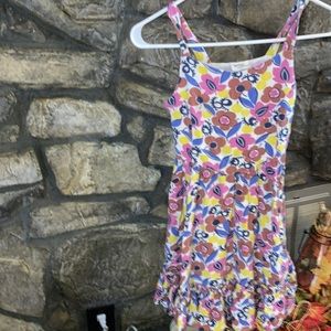 Mini Boden sundress size 9-10 y. Ruffled bottom, lined.